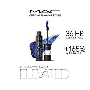 MAC MACStack Elevated Mascara | Denim Stack| 36HR Lash Lift Curl Buildable Volume Clump-resistant Formula