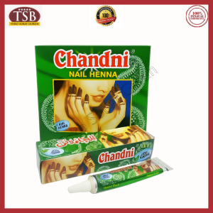 Chandni Nail Henna Kuku - Chandini Pacar Hena Halal Untuk Sholat Kutek Original 12pcs 1 Lusin