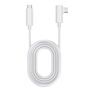 USB C VR Streaming Wire 5Gbps Data Flows Data Transfer Cable Plastic Texture for Virtual Reality Experiences