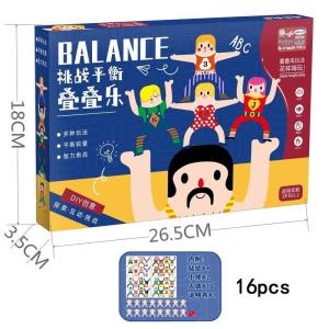 Bafada 50pcs Cute Balancing Stacking Toys Sets Table Game Building Blocks Kits Decompression Toys For Girls Boys Gift Building Sets