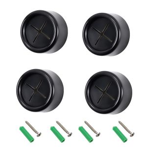 KANNERT 4 pieces Không đục lỗ Kẹp khăn rửa chén Tự dính Tròn Kẹp lưu trữ khăn rửa chén Di động Gắn tường Giá treo khăn Dành cho gia đình