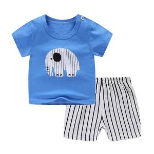 I Love Daddy&Mummy Children Short-sleeved Cartoon Suit Pant Set Baby Boy Girl Two-piece Set Children T-shirt Clothing Suit Kids Terno Set 0-4Y