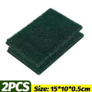 Scouring Pad Dish Scrubber Scouring Pads Green Reusable Household Scrub Pads The Pink Stuff Cleaning Kit Bath Bucket And Mug Set