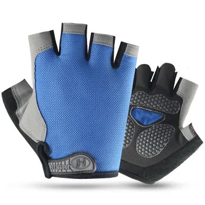 New Sarung Tangan Anti SLip Serbaguna Olahraga Sepeda Motor Half FInger Pria Wanita SRG07