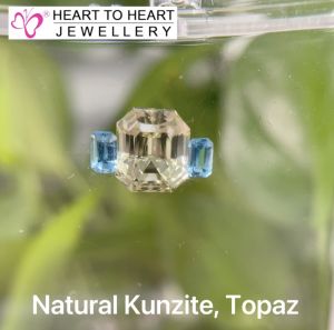 Natural Gemstone Kunzite Topaz (Gembox8004)