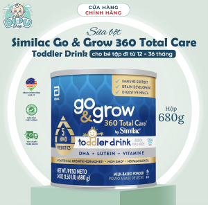 Sữa Bột Similac Go&Grow Mỹ Cho Bé 1-3 Tuổi Phát Triển Trí Não