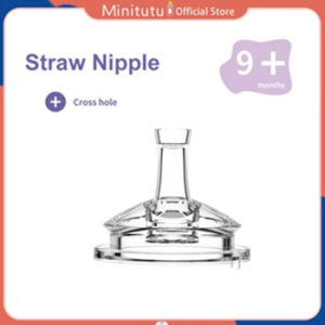 Minitutu 3IN1 Botol Susu Leher Lebar Bahan PPSU 5.5CM Anti jatuh anti kembung untuk bayi berusia di atas 6 bulan dan 1 tahun