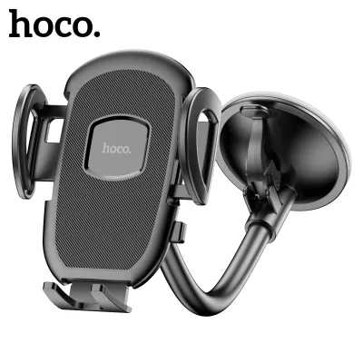 HOCO Original 4.7-7inch H10 Windshield Mount Car Phone Holder for iP14 series Strong Suction Cup Sticky Cradle Long Arm Clamp for Oppo Huawei Xiaomi With Car windshield