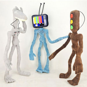 55cm Siren Head Plush Toy Sirenhead Soft Stuffed Doll Horror Character Figures Peluches Toy for Children Birthday Christmas Gift