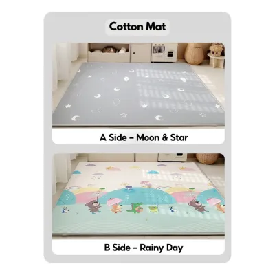 Baby Crawling Mat XPE Foam 2cm Thick Non-Slip Waterproof Play Mat High Density Cushioning