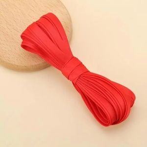 CANICE 1CM Fabric Edge Sewing Ribbon Cord Rope Sateen 10MM Width 4-Fold Iron Free Bias Tape Universal Clothing Accessories Cheongsam Piping Trim For Clothes