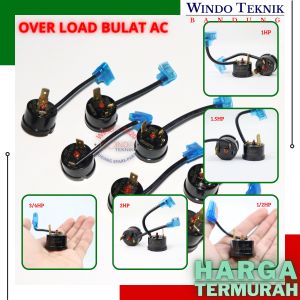 OVERLOAD AC BULAT KLIXON 0.5PK SAMPAI 2PK  | OPERLOD KOMPRESSOR | OVERLOD COMPRESSOR | OPERLOAD