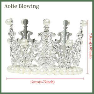 Aolie 1pcs Crown Cake Decorative Small Tiaras Princess CakeToppers