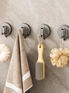 [SG] Clothes Hook Suction Cup  Heavy Duty Aluminum No Drilling For Bathroom Kitchen