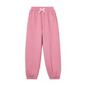 Rolanko Kids Boys Girls Winter Pants Draw Rope Elastic Waist Windproof Sports Trousers School Leisure Daily Wear