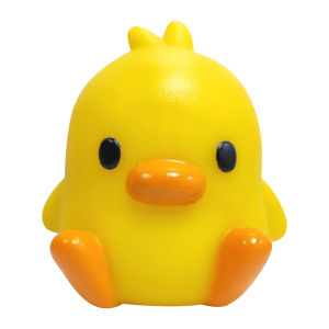 1Pc Cute Cartoon Small Yellow Duck Shape Night Light with Battery Kids Room Decorative Duckling Bedside Lamp Bedroom Eye Care Sleeping Lights