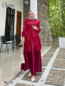 CHESSY gamis gaun pesta pernikahan kondangan wisuda walimah muslimah