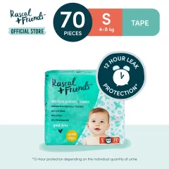 RASCAL + FRIENDS CoComelon Edition - Tape Diapers MEDIUM 88pcs