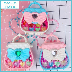 Smile - Mainan Anak Cewek Makeup Tas - Mainan Komestik Anak Bentuk Tas