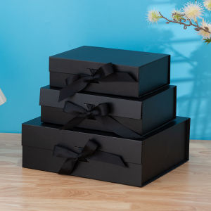 Quality Gift Box with / without Ribbon. Many Sizes and Colours. Fast shipping from Singapore