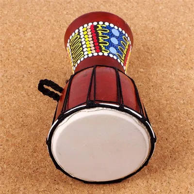 (LAA1) 5 Inch Professional African Djembe Drum Hand Drum Good Sound Percussion Musical Instrument