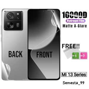HYDROGEL Anti Glare MATTE Front/Back XIAOMI Mi 14 14 PRO 14 ULTRA 13T 13 13PRO 13 LITE Mi 12 12 LITE 12 PRO 12T 12T PRO Mi 11 11 LITE 11 ULTRA 11T 11T PRO Mi 10T 10T PRO Anti gores pelindung Layar DEPAN BELAKANG MATTE Doff Anti Minyak SCREEN PROTECTOR