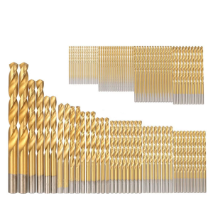 99Pcs Metal Drill Professional Twist Shank Ground Twist Drill Bit for Metal Stainless and Iron Plastic Woodworking