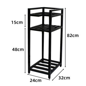 ZiinLife Water Container Rack Thickened Carbon Steel Water Gallon Rack 2/3 Layer Heavy Duty Bucket Rack