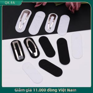 QK FA ✨ 100pcs hình bầu dục không dệt xé thả snap clip miếng đệm hình chữ nhật cảm thấy miếng vá appliques cho hình chữ nhật kẹp tóc phụ kiện