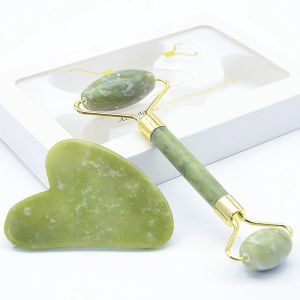 Alat Pijat Muka Wajah H426 E426 Jade Roller Massager Facial Message Batu Roller Giok Stone