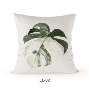 หมอนอิง หมอน หมอนหนุน ลายใบไม้ด่าง หมอนอิงผ้าไมโครป้องกันไรฝุ่น ใยสังเคราะห์คุณภาพดีเกรดA ไม่อับชื้น โรงงานคุณภาพผลิตเอง