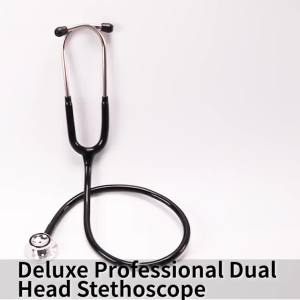 KITA-Professional Dual Head Stethoscope Double Head Cardiology Stethoscope Doctor Nurse Vet Equipment Student Device