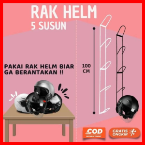 Gantungan helm besi tahan karat / Gantungan Helm Besi / Gantungan Helm Berdiri / Gantungan Helm 5 Susun Berdiri / Tempat Helm Gantung Besi / Rak Gantung Helm Besi / Gantungan Helm Motor Berdiri / Rak Helm Gantung Besi / Gantungan Helm Motor Beat