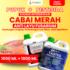 Pupuk Topfarm / Pupuk Cabe Merah Anti Layu Fusarium / Obat Layu Cabe Keriting / Pupuk Cabe Merah Terbaik / Obat Layu Akar Cabe Merah / Obat Jamur Akar Cabe Merah / Obat Cabe Terkena Jamur / Obat Hama Jamur Akar Batang Cabe