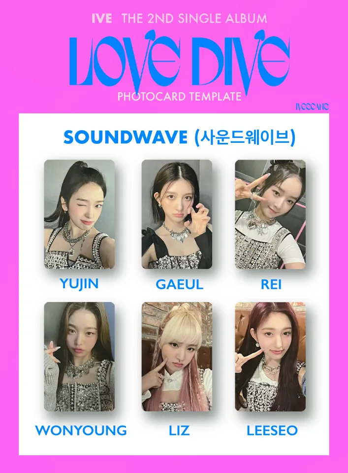 IVE イソ 着こ soundwave LOVE DIVE