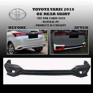 TOYOTA YARIS 2019 OE REAR SKIRT DIFFUSER (PU) BODYKIT
