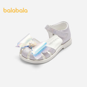 Balabala Childrens Shoes Childrens Sandals Girls Shoes 2024 Summer Princess Shoes New Beach Shoes Sweet Exquisite Fashion