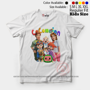 Baju Kaos Atasan Anak - Anak  Agatchi Motif Cocomelon