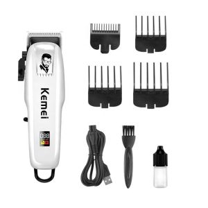 Kemei PG-809A ของแท้ 100% ปัตตาเลี่ยนไร้สาย อัจฉริยะ ชาร์จได้ เสียงเงียบ ปัตตาเลี่ยนตัด Kemei PG-809A