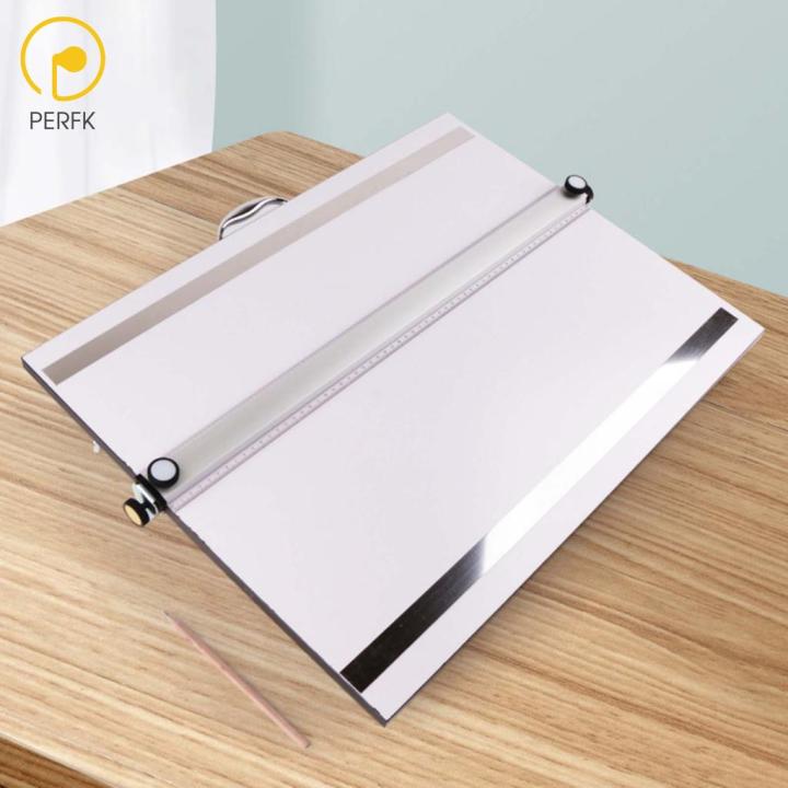 Perfk A2 Drawing Board with Clear Ruler Parallel Motion with Carrying ...