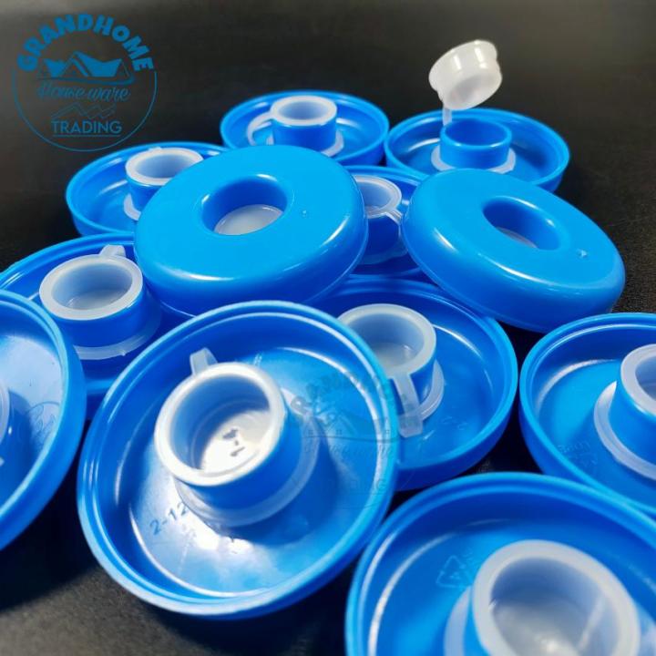 Container Cap Picture ROUND CAP FOR 5 GALLON ROUND WATER CONTAINER NON SPILL HALF CAP COVER ...