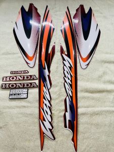 Bộ tem decal dán xe máy Honda Wave a Wave alpha Wave anpha đời 2002 màu đỏ đô zin thái siêu đẹp