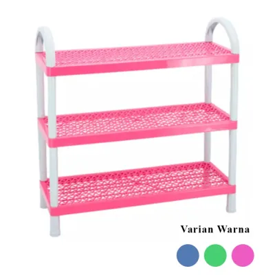 Maspion Rack Sepatu Standard Susun 3 / rak plastik susun 3