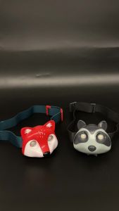 Rechargeable Cute Cartoon Led Headlamp Head Light Portable Running For Kids Adjustable Lamp Outdoor Animal Childrens Hiking Waterproof Lightweight Camping Headlight Lamps Lights