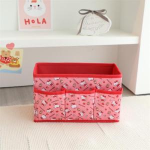 Christmas Gift Halloween Sanrio Fold Storage Box Hello Kitty Kawaii My Melody Portable Jewelry Stationery Sundries Cosmetics Storage Box Household Items