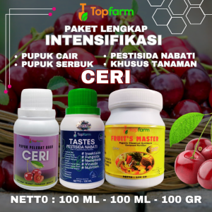 Pupuk Topfarm / Pupuk Paket Lengkap Buah Ceri / Pupuk Khusus Buah Ceri / Pupuk Booster Buah Ceri / Pupuk Buah Ceri Terbaik / Pupuk Pembesar dan Pelebat Buah Ceri