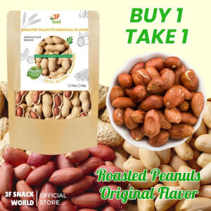 3F FOOD - ROASTED PEANUTS ORIGINAL FLAVOR - Rich in Nutrients Great for Heart & Digestion 100g 250g 500g