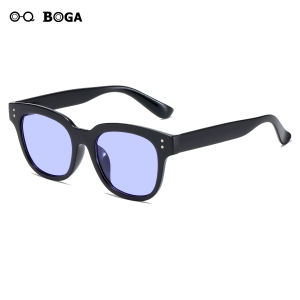 OQ BOGA 8 Kiểu Kính Mát Gọng Vuông Ngoài Trời Nam Nữ Thời Trang Full Viền Kính Chống Nắng