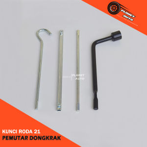 Set Paket Kunci Roda Mobil 21 mm & Pemutar Dongkrak Mobil