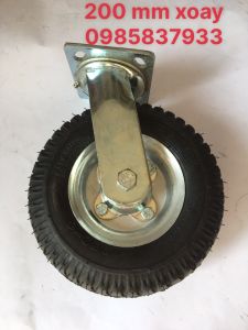 [Freeship+quà tặng 19k] Bánh xe hơi 200 mm xoay tại Máy cầm tay NTT dùng lắp xe đẩy hàng nhẹ nhàng hiệu quả